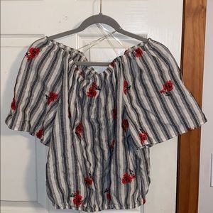 Off the shoulder shirt, never worn.